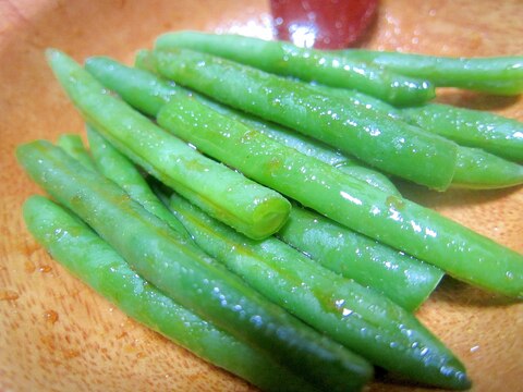 インゲンの甘辛グリル